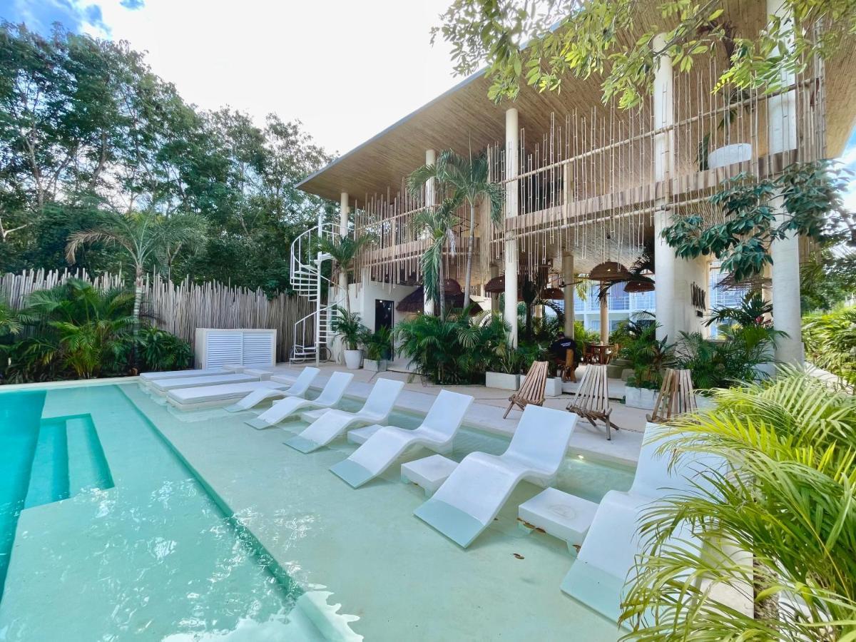 Beautiful Swim-Up Studio With Private Terrace, Pool And Jungle Gym Tulum Exteriér fotografie