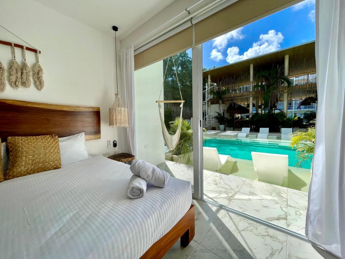 Beautiful Swim-Up Studio With Private Terrace, Pool And Jungle Gym Tulum Exteriér fotografie