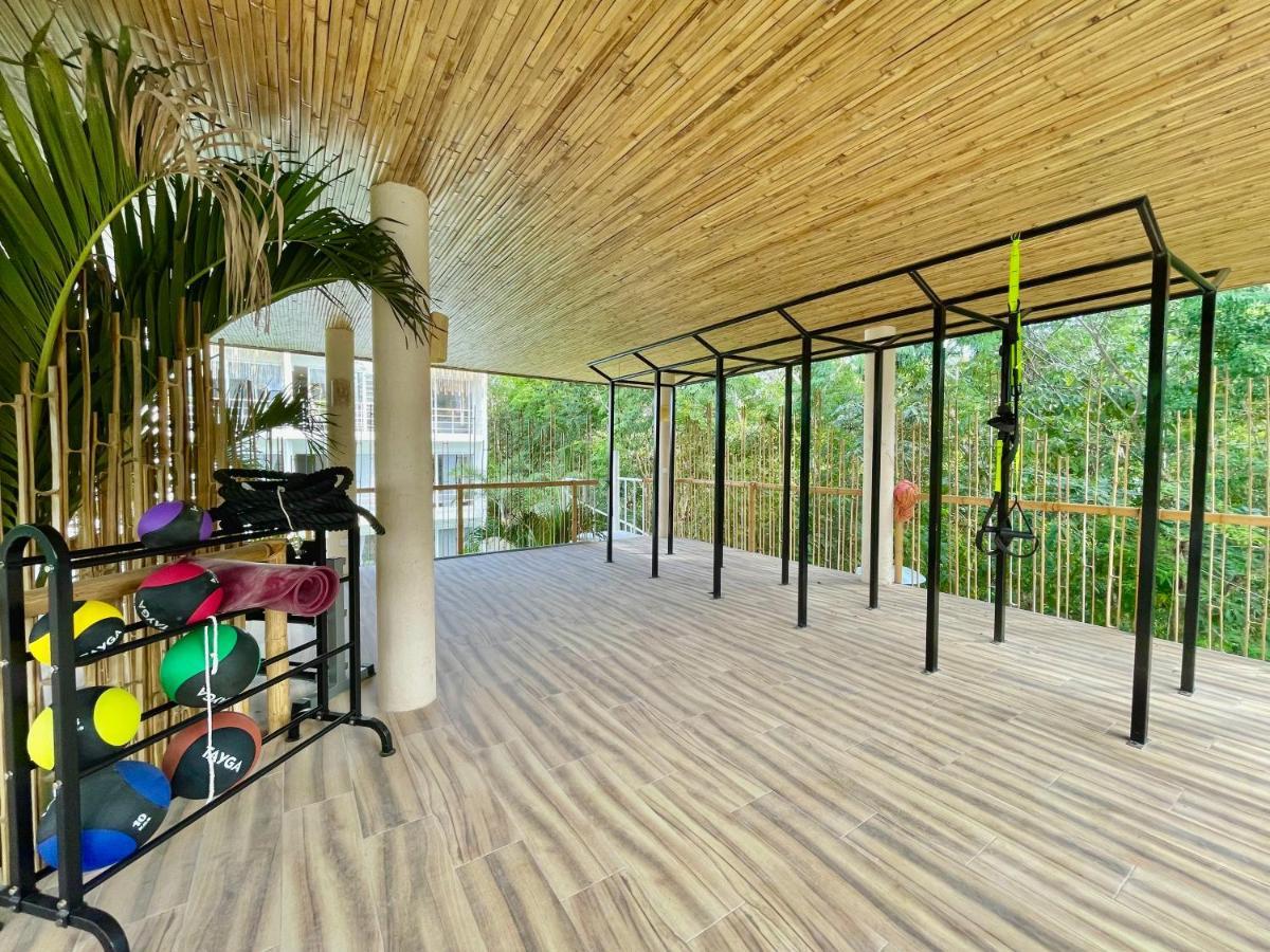 Beautiful Swim-Up Studio With Private Terrace, Pool And Jungle Gym Tulum Exteriér fotografie