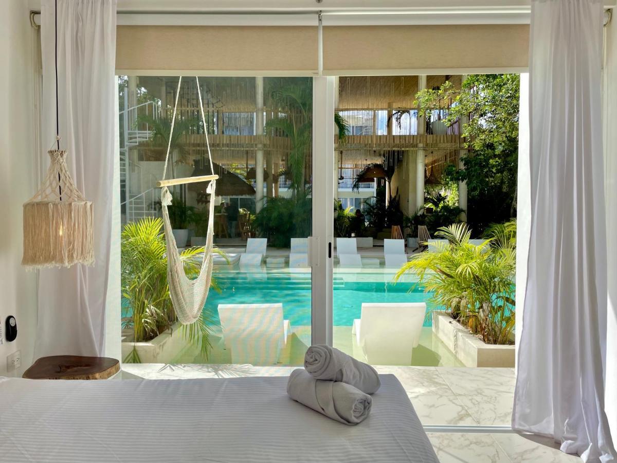 Beautiful Swim-Up Studio With Private Terrace, Pool And Jungle Gym Tulum Exteriér fotografie