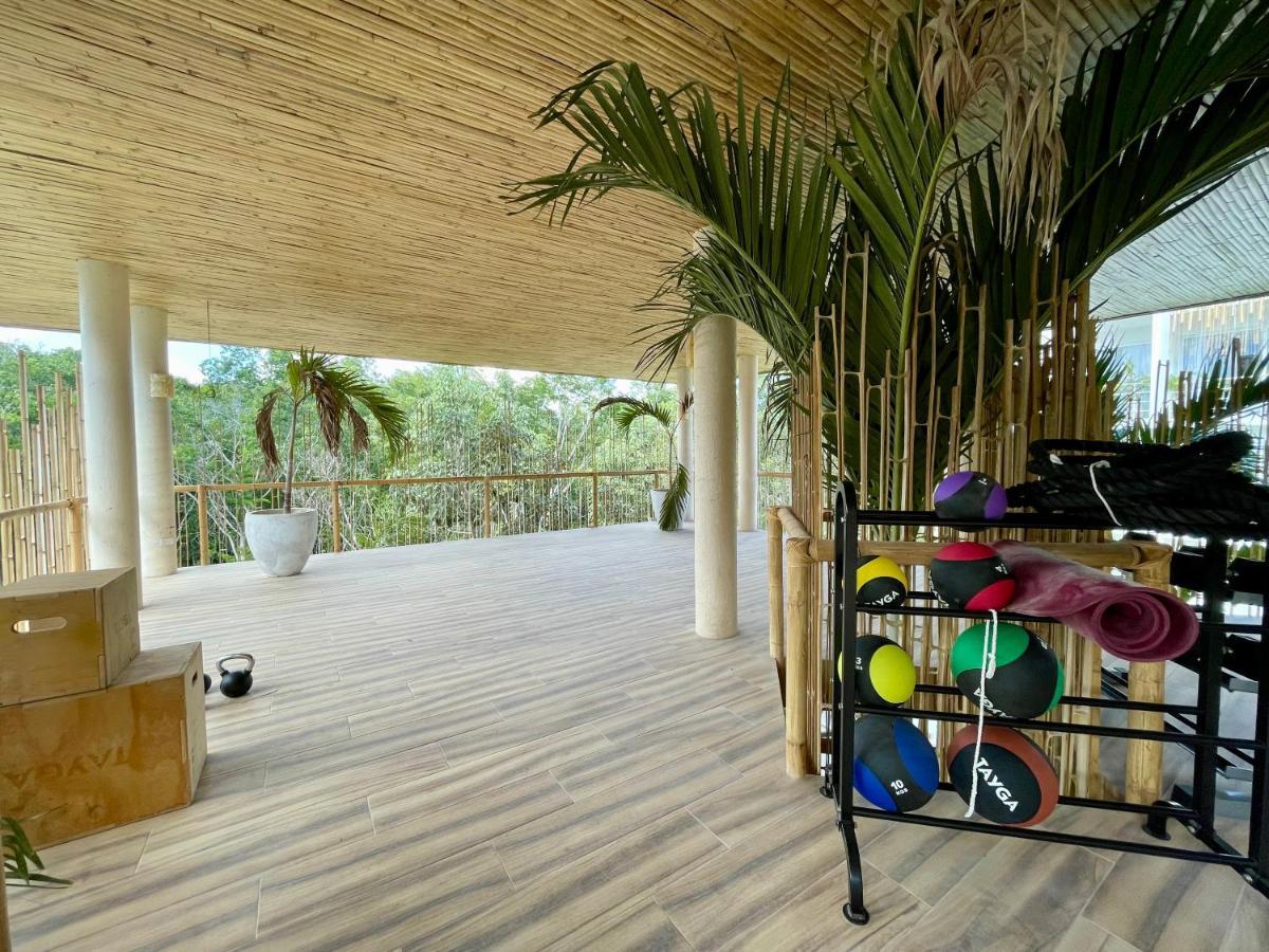 Beautiful Swim-Up Studio With Private Terrace, Pool And Jungle Gym Tulum Exteriér fotografie