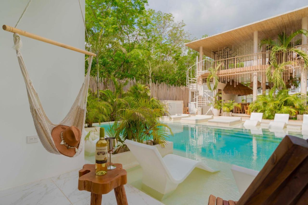 Beautiful Swim-Up Studio With Private Terrace, Pool And Jungle Gym Tulum Exteriér fotografie