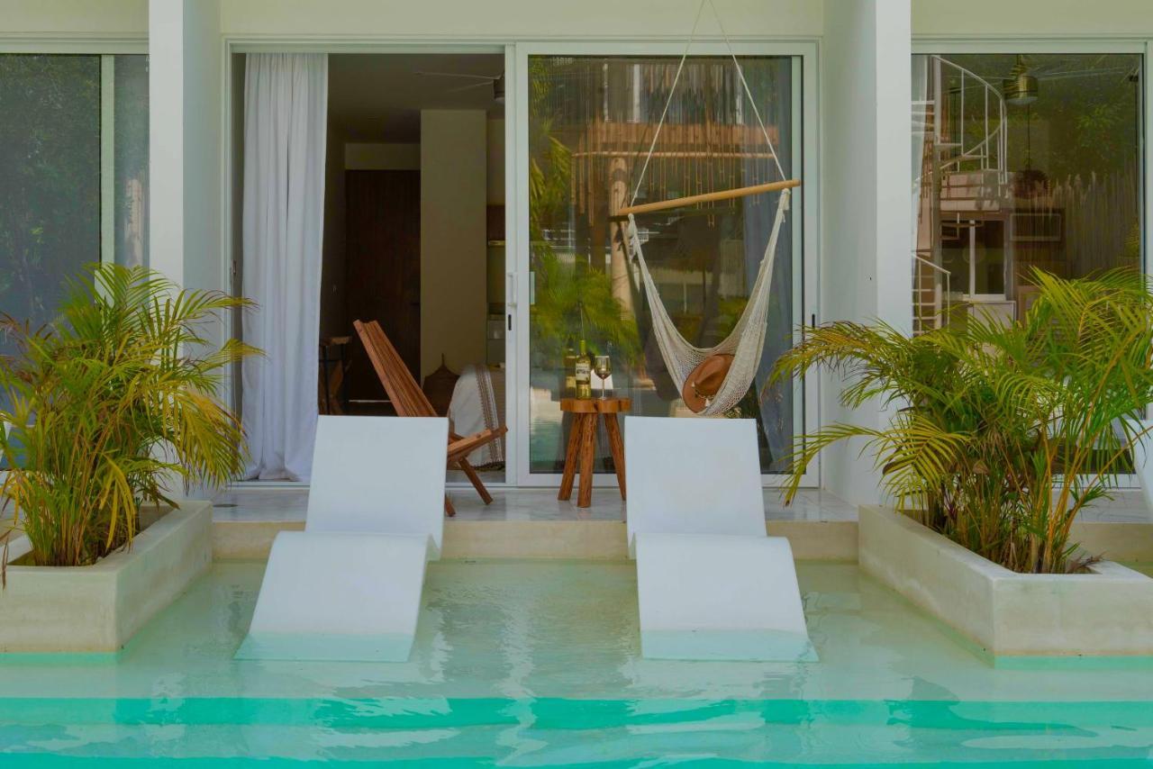 Beautiful Swim-Up Studio With Private Terrace, Pool And Jungle Gym Tulum Exteriér fotografie