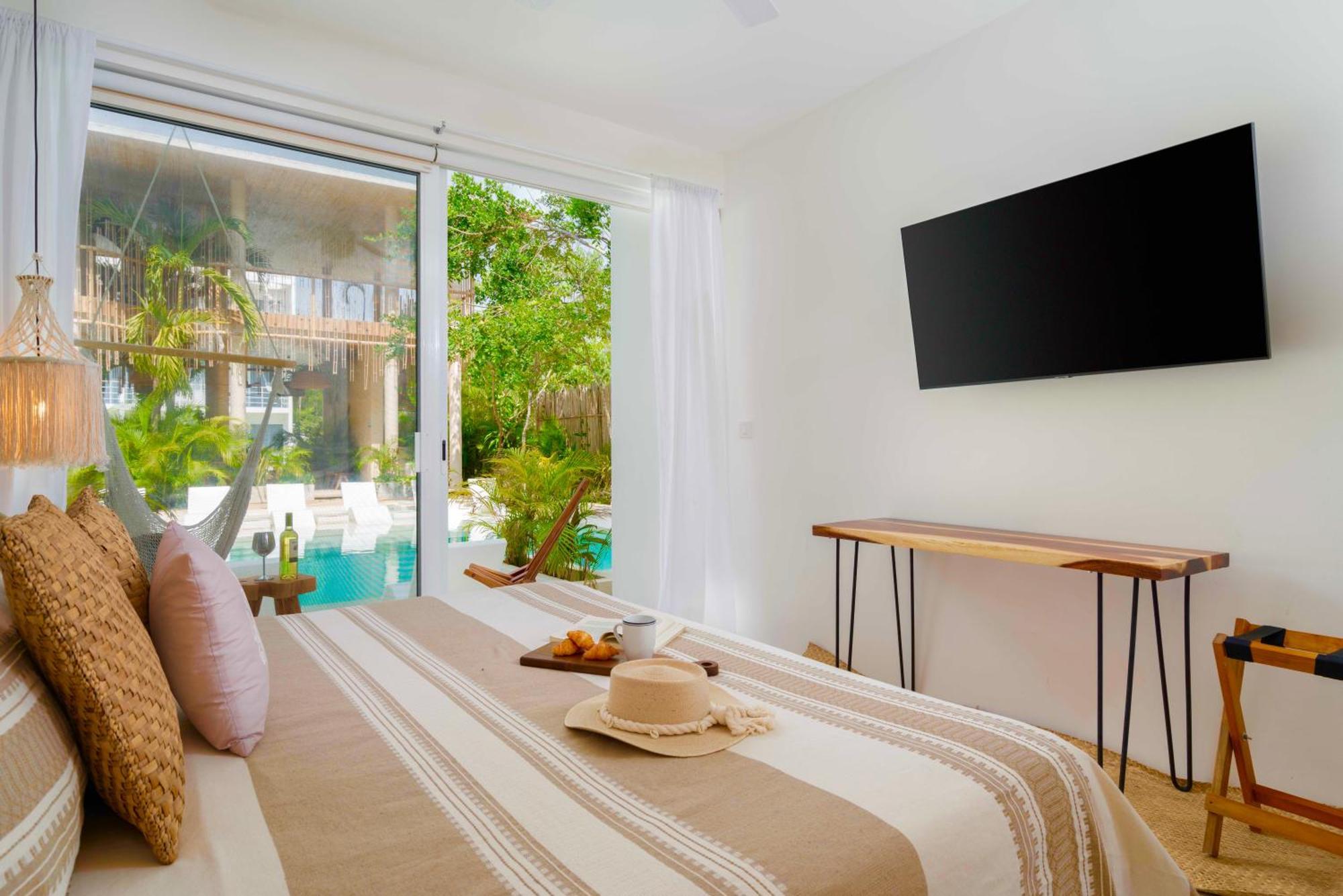 Beautiful Swim-Up Studio With Private Terrace, Pool And Jungle Gym Tulum Exteriér fotografie
